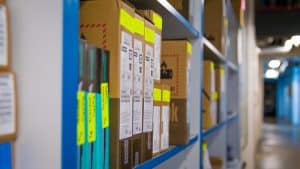 Inventory of managed products in boxes