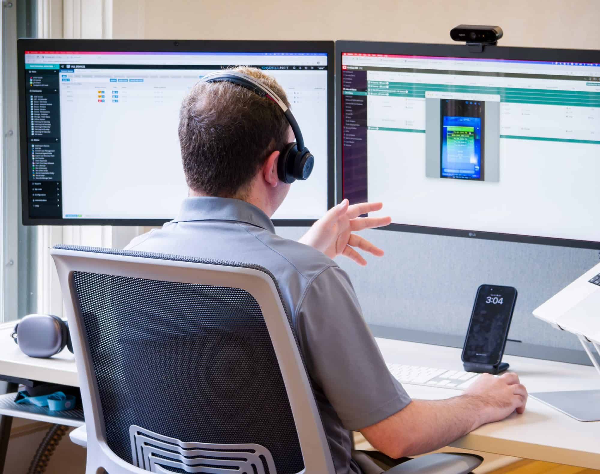 Service Desk Engineer providing managed support to a client
