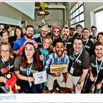 Gadellnet has an amazing company culture - happy Gadellnet employees celebrating